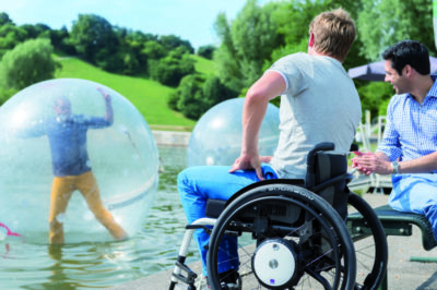 Houding rolstoel