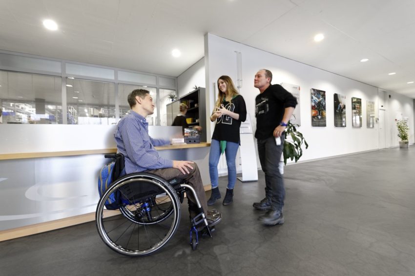 werk en een fysieke beperking