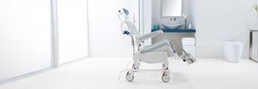 Invacare Aquatec Ocean VIP & Dual VIP Ergo, douche-/toiletstoel kantelbaar