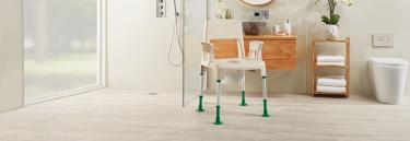 Invacare Pico GREEN Commode, douche-/toiletstoel inzetbaar als douchestoel, toiletstoel en toiletframe