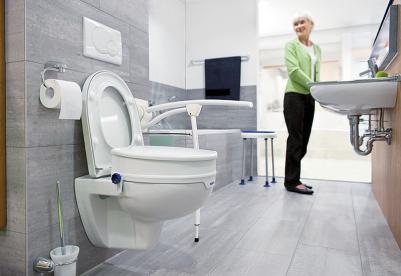 Opklapbare toiletbeugels