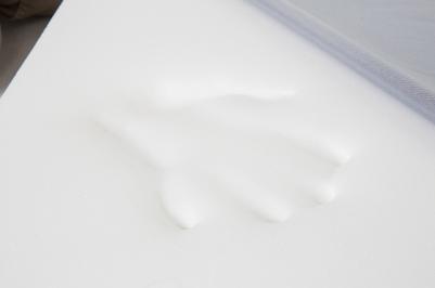 Visco elastische foam toplaag