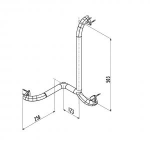 Invacare Futura R7792 | Handgreep