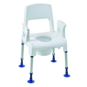 Invacare Aquatec Pico Commode, douche-/toiletstoel in hoogte verstelbaar