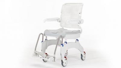 Invacare Aquatec Ocean Ergo (XL), douche-/toiletstoel verrijdbaar met ergonomische zitting