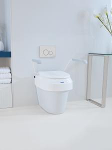 Invacare Aquatec 900, toiletverhoger in hoogte verstelbaar
