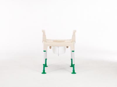 Invacare Pico GREEN Commode, douche-/toiletstoel als kruk met twee armsteunen