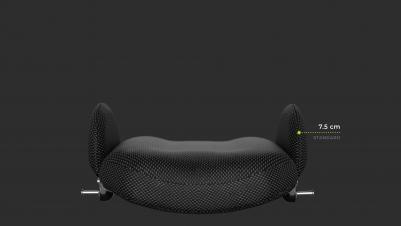 Invacare Matrx MAC rug - rompsteun 7,5cm
