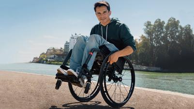 Lichtgewicht rolstoel Küschall Champion 2.0 zwart frame