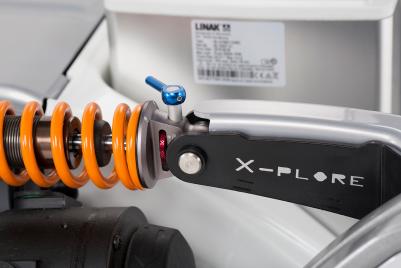 Invacare Storm 4 X-plore elektrische rolstoel (vering)