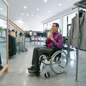 XLT Swing rolstoel