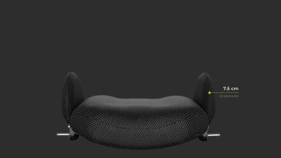 Invacare Matrx MAC rug - rompsteun 7,5cm