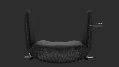 Invacare Matrx MAC rug - rompsteun 23 cm
